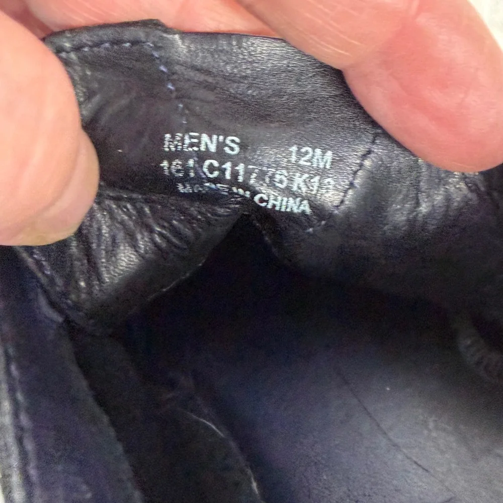 Cole Haan Mens Black Leather Chukka Boots C11776 Size 12M